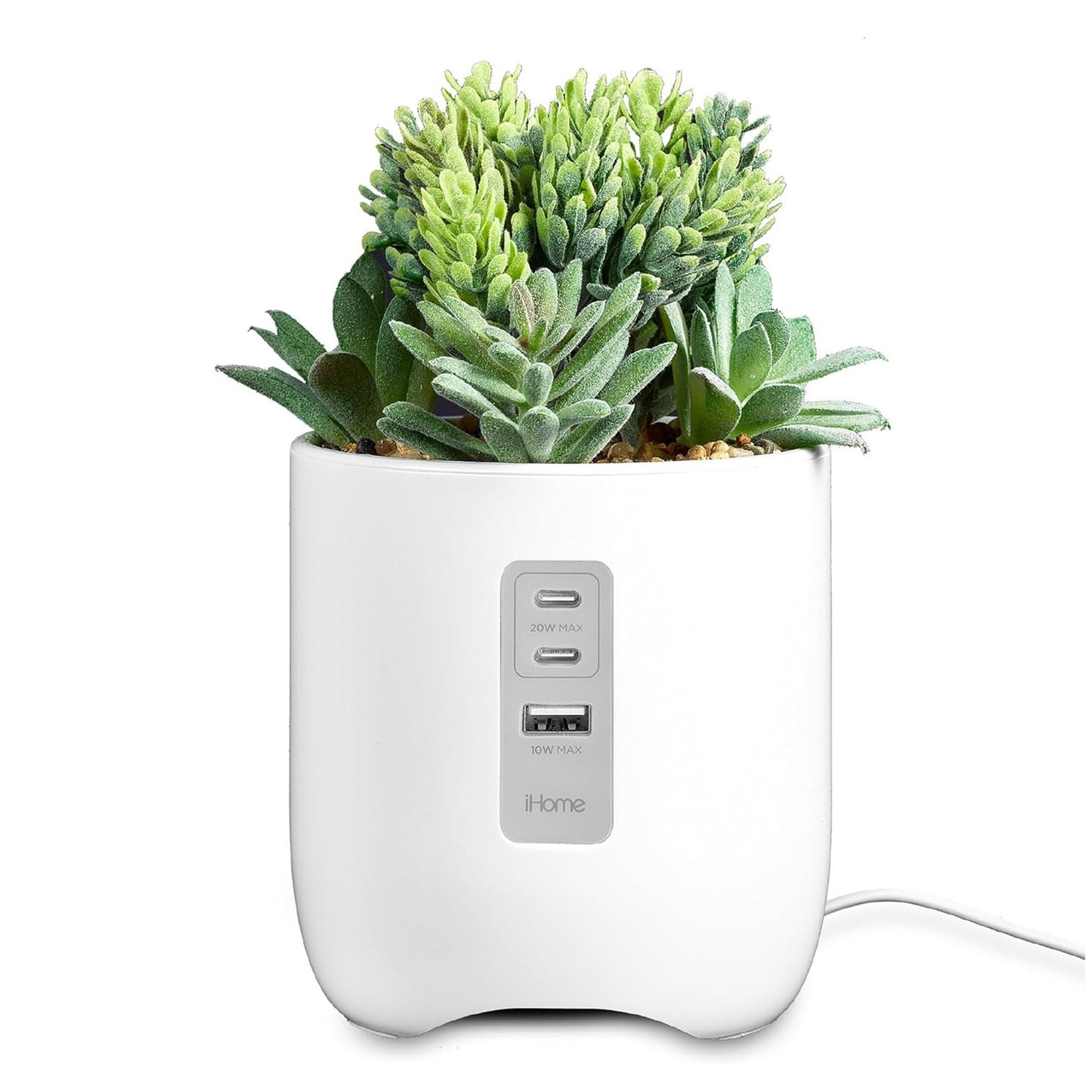 POWERPLANT FAUX SUCCULENT USB CHARGING STATION