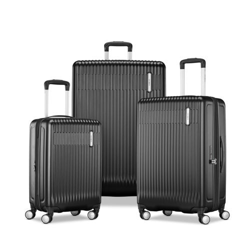 OPTO 4 3PC HARDSIDE SPINNER SET ASPHALT BLACK