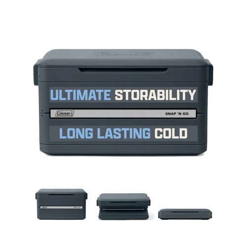 SNAP 'N GO 55QT COLLAPSIBLE COOLER, MUSSEL