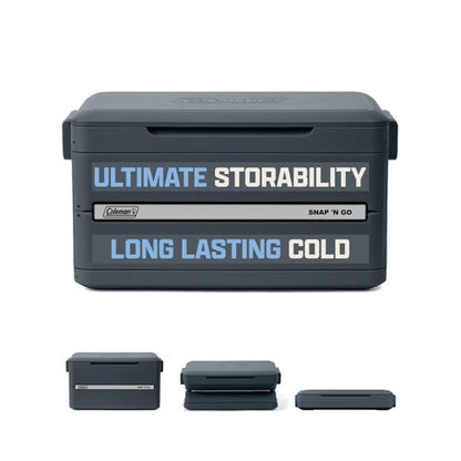 SNAP 'N GO 55QT COLLAPSIBLE COOLER, MUSSEL