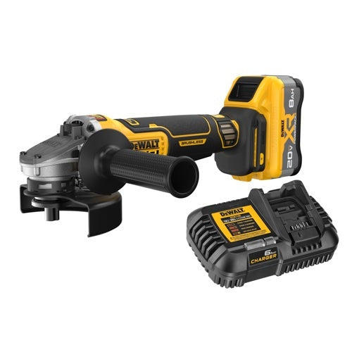 20V MAX XR BRUSHLESS CORDLESS 4.5"-5" ANGLE GRINDER KIT W/ XR POWERPACK