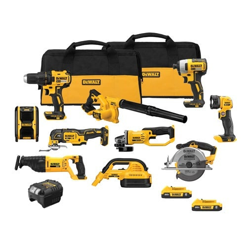 20V MAX 10-TOOL COMBO KIT W/ 2 BATTERIES