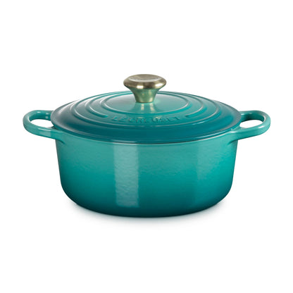 4.5QT SIGNATURE CAST IRON ROUND DUTCH OVEN RIVIERA