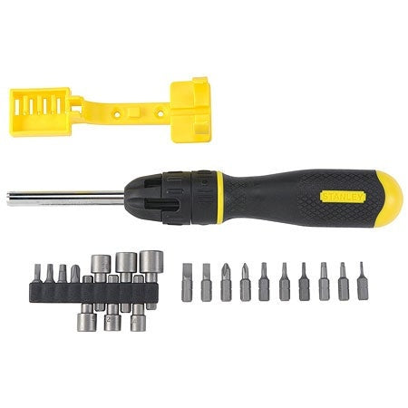 20PC MULTIBIT RATCHETING SCREWDRIVER SET