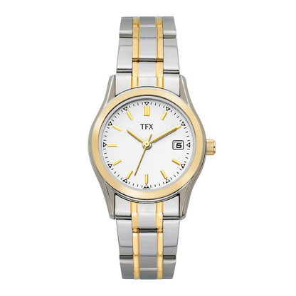 LADIES' TFX TWO-TONE WATCH, DIAL