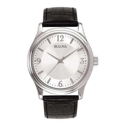 MEN'S CORPORATE COLLECTION LEATHER STRAP WATCH