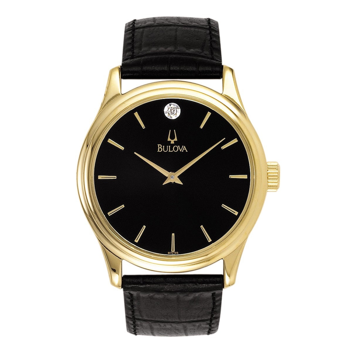MENS CORPORATE COLLECTION LEATHER STRAP WATCH DIAL