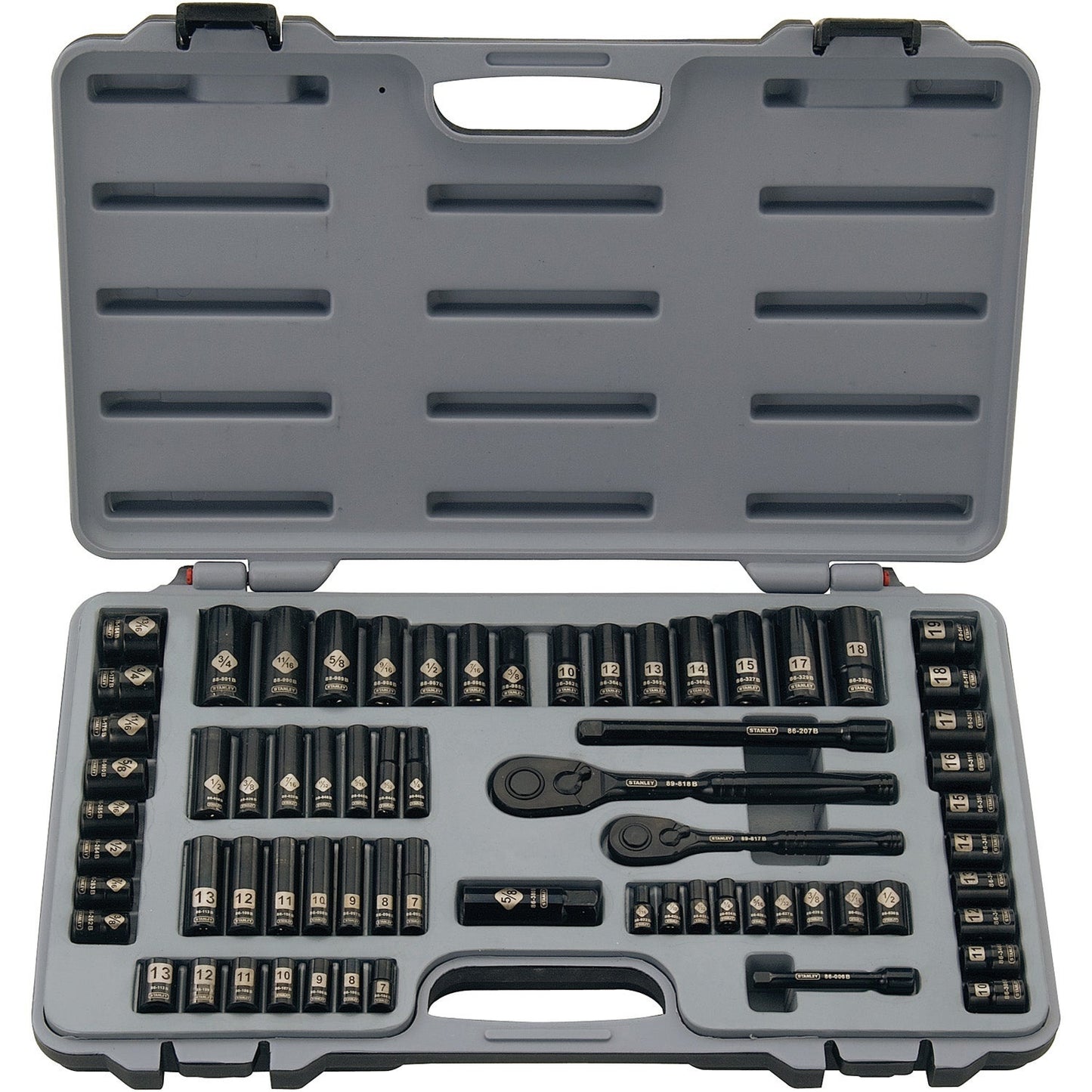 69PC BLACK CHROME SOCKET SET