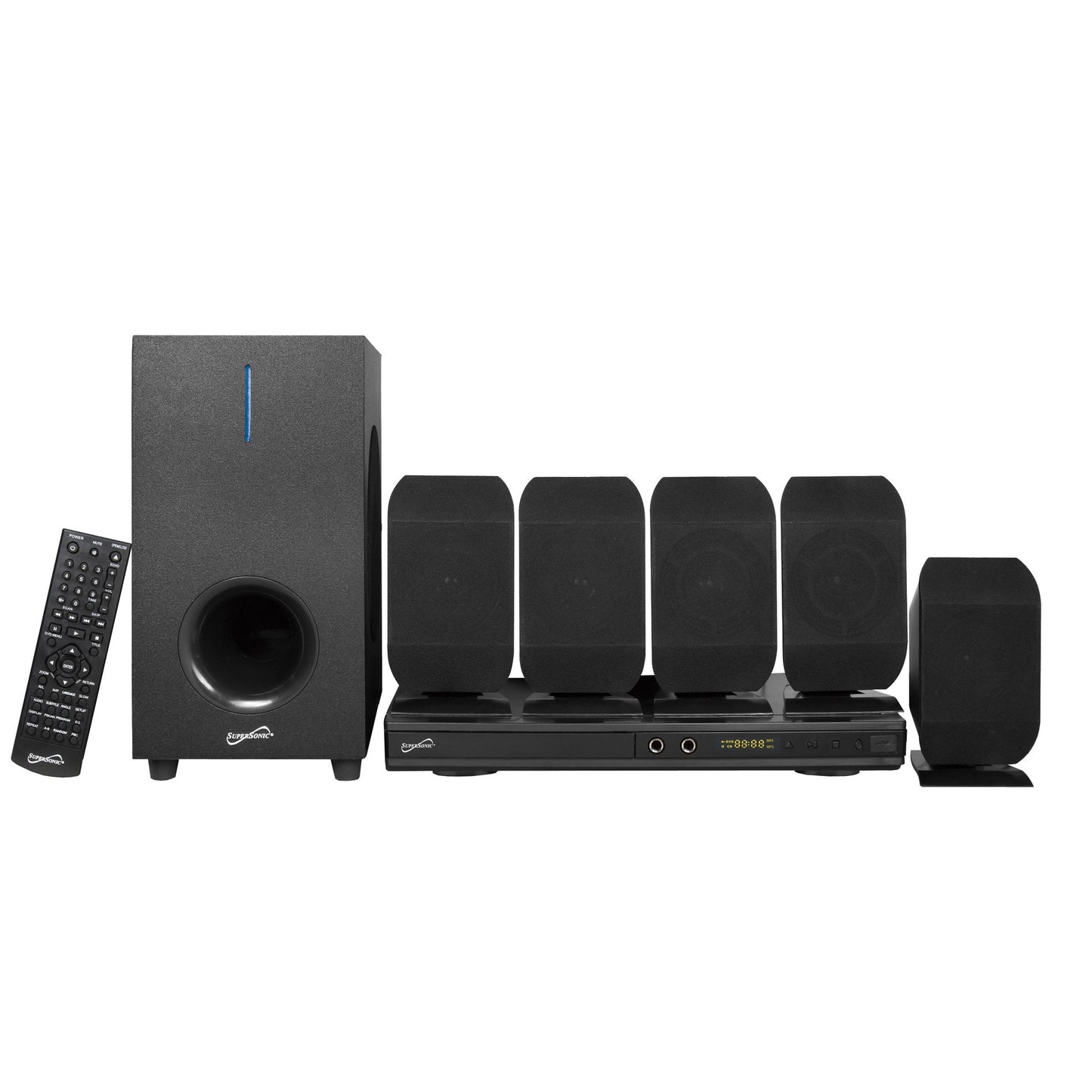 5.1 CHANNEL DVD HOME THEATER SYSTEM W/ KARAOKE FUNCTION