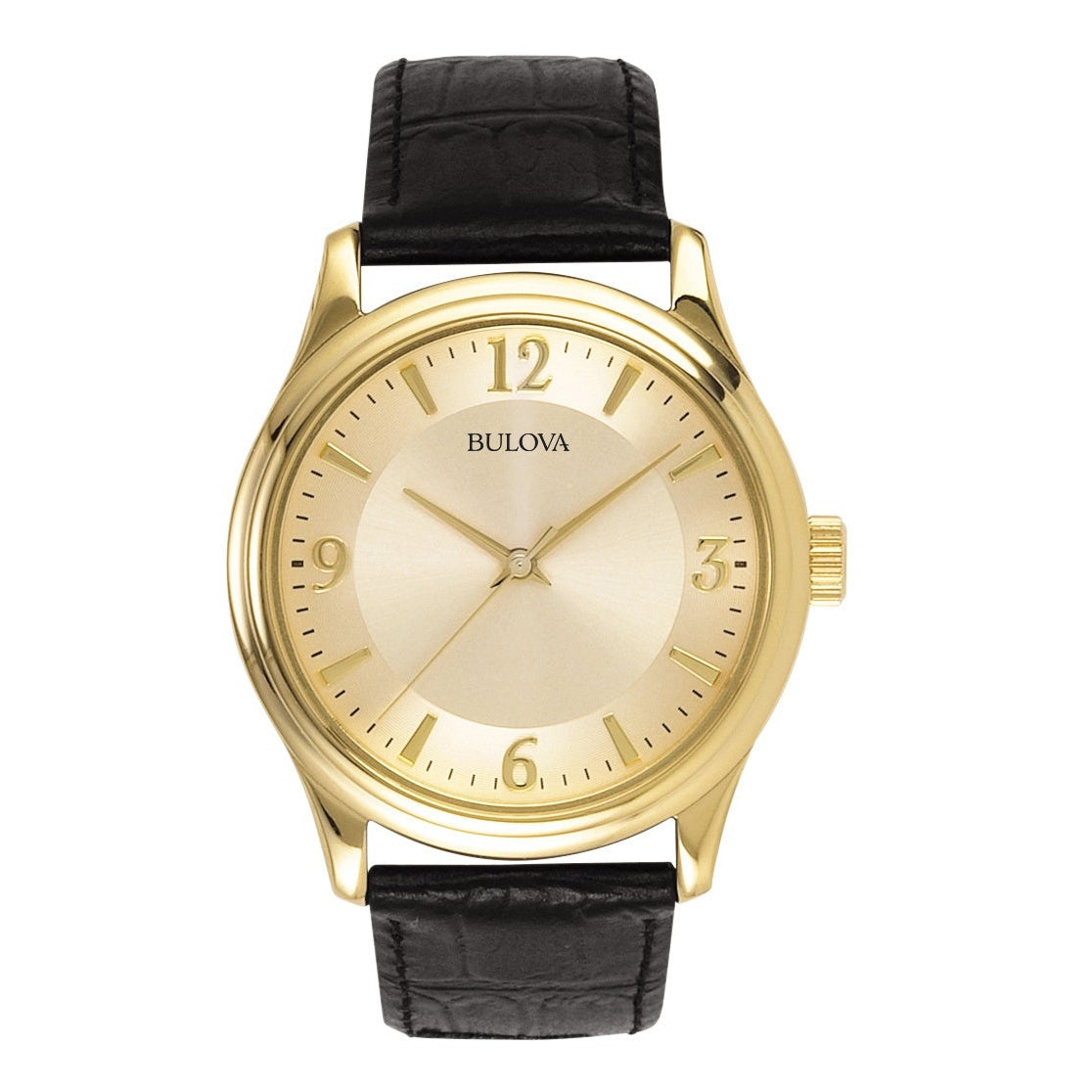 MENS CORPORATE COLLECTION LEATHER STRAP WATCH DIAL