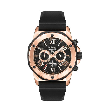 MARINE STAR MENS RUBBER BAND WATCH DIAL