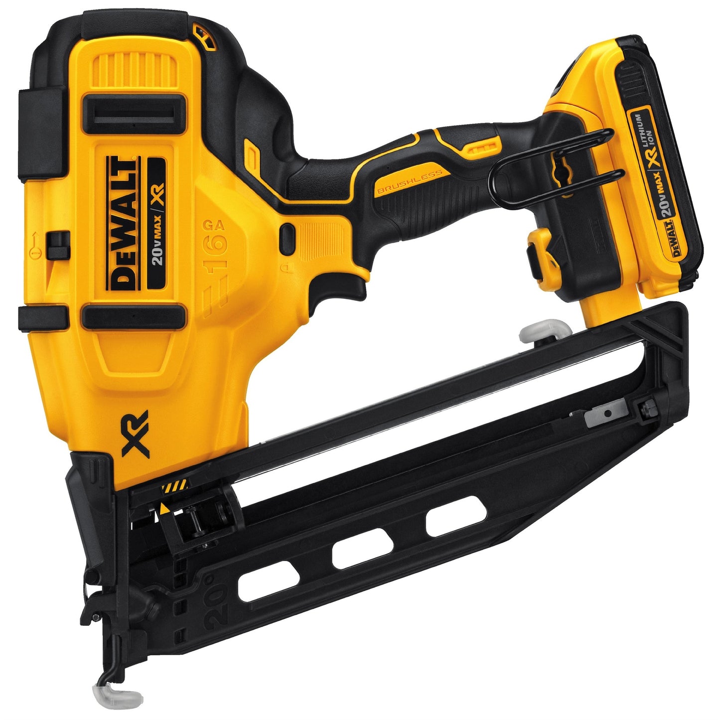 20V MAX 16GA ANGLED FINISH NAILER KIT