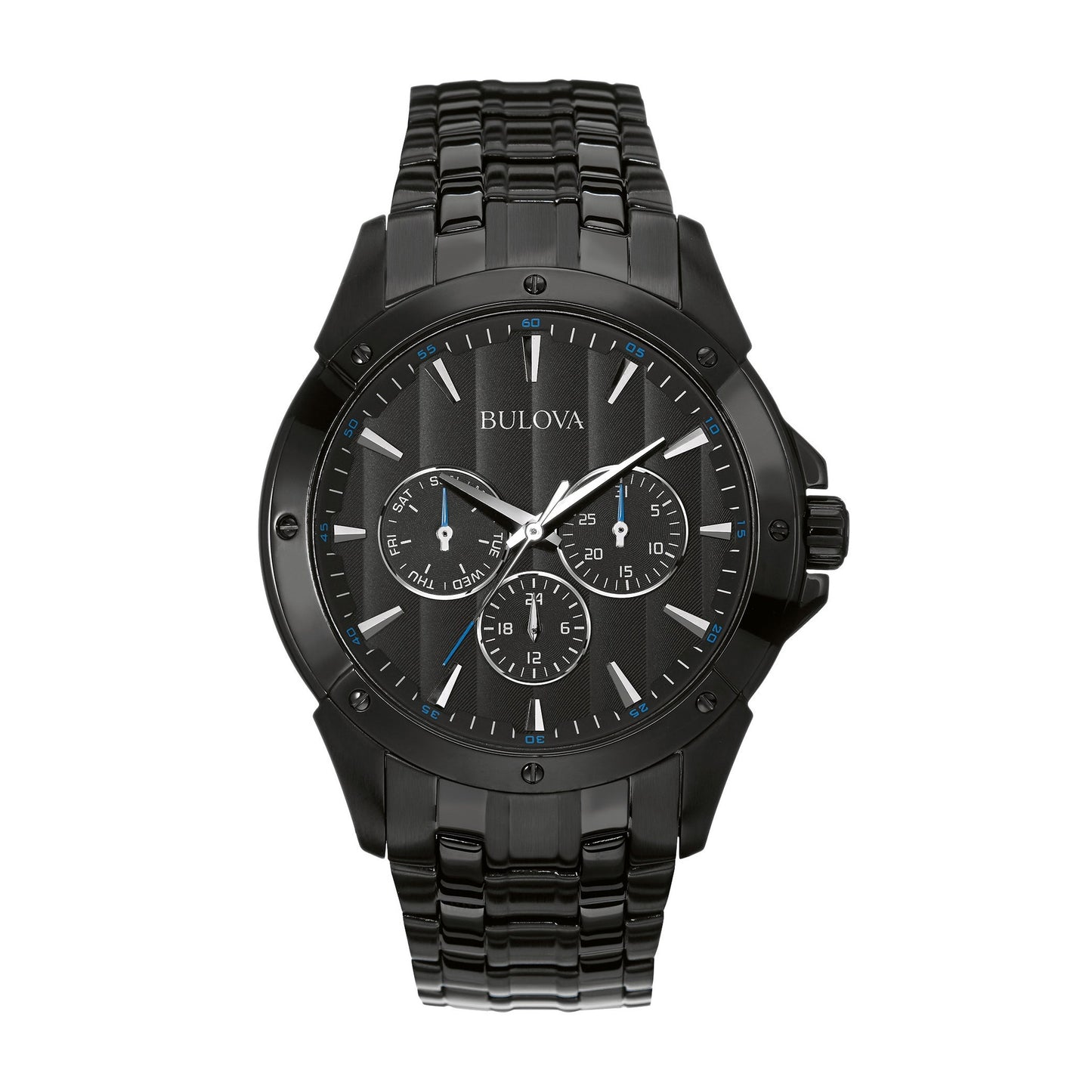 MENS ION-PLATED STAINLESS STEEL WATCH DIAL