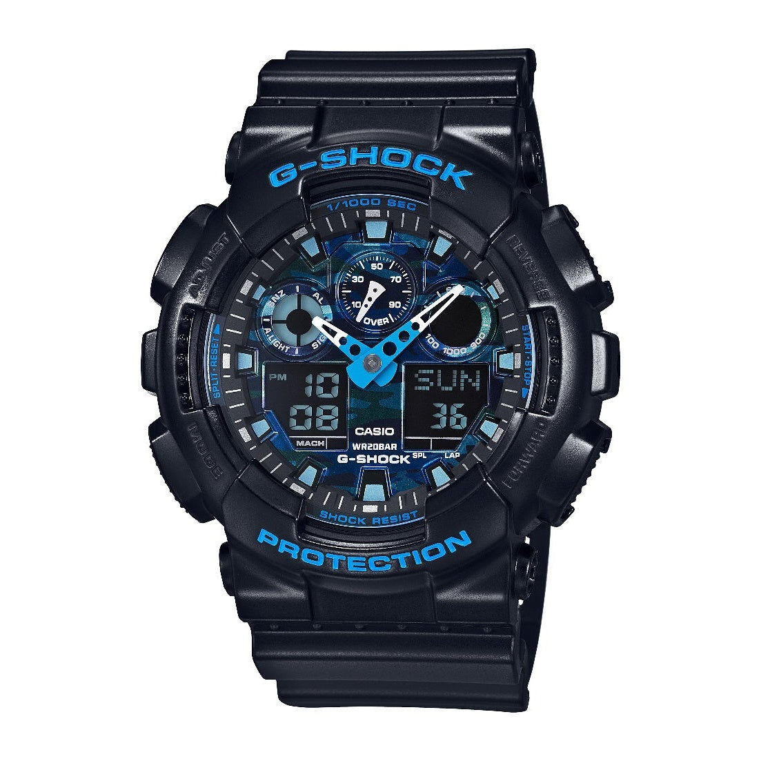 MENS G-SHOCK ANA-DIGI RESIN WATCH DIAL