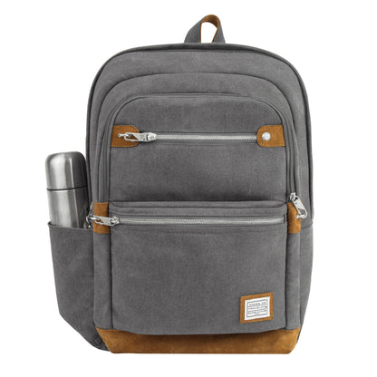 ANTI-THEFT HERITAGE BACKPACK PEWTER