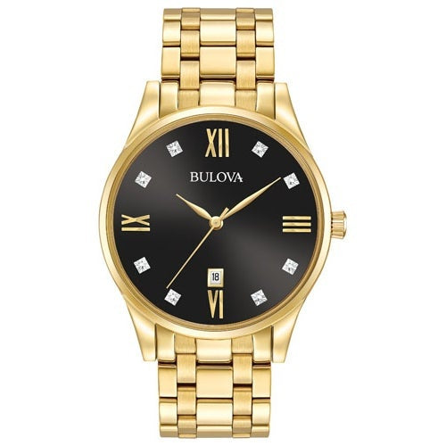 MENS DIAMOND STAINLESS STEEL WATCH DIAL