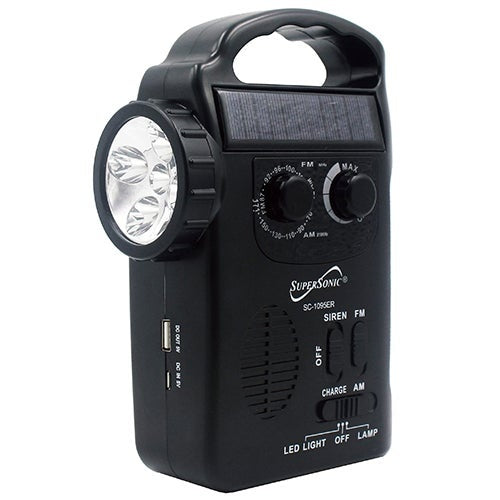 DYNAMO RADIO W/ FLASHLIGHT