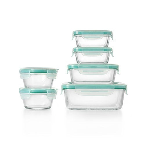 GOOD GRIPS 12PC SMART SEAL GLASS CONTAINER SET