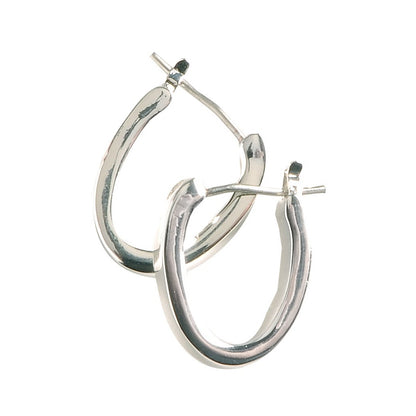 LAUREN RALPH LAUREN OVAL HOOP EARRINGS