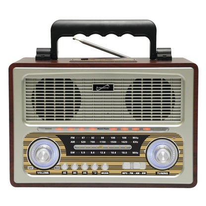 VINTAGE RETRO 3-BAND BLUETOOTH RADIO SPEAKER