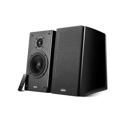 WOOD BLUETOOTH BOOKSHELF SPEAKERS
