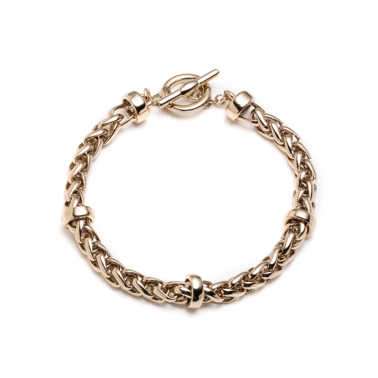 BRAIDED CHAIN BRACELET