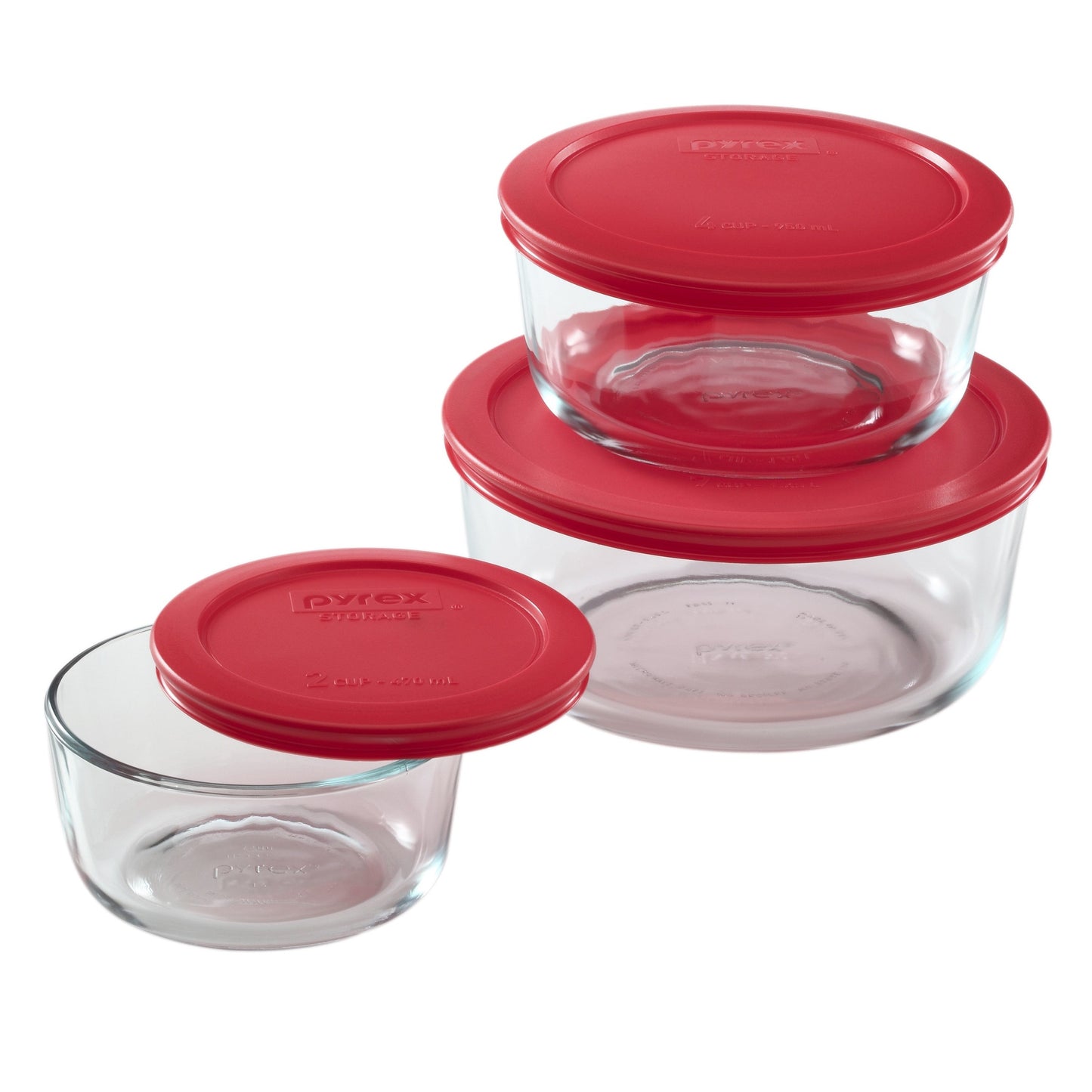 6PC ROUND STORAGE SET