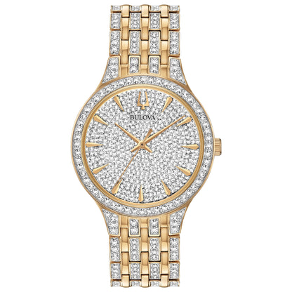 MENS PHANTOM SWAROVSKI CRYSTAL PAVED WATCH