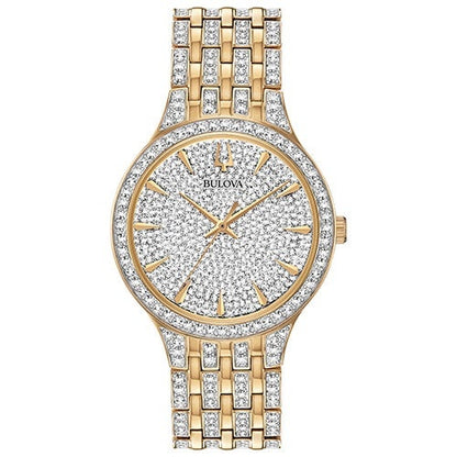 MENS PHANTOM SWAROVSKI CRYSTAL PAVED WATCH