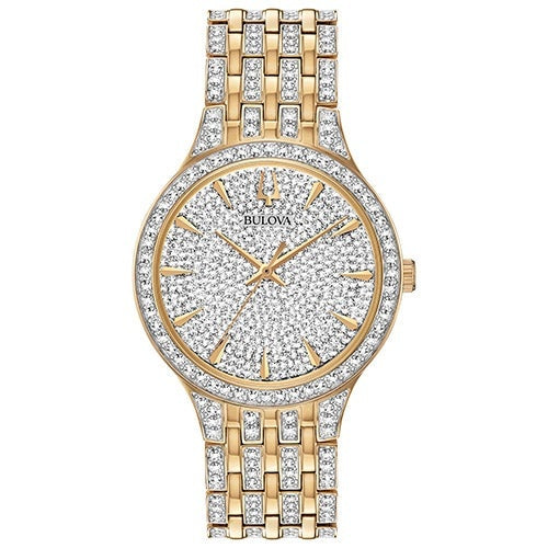 MENS PHANTOM SWAROVSKI CRYSTAL PAVED WATCH