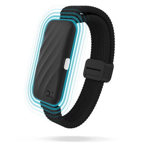 WakeBand Silent Wrist Alarm Black