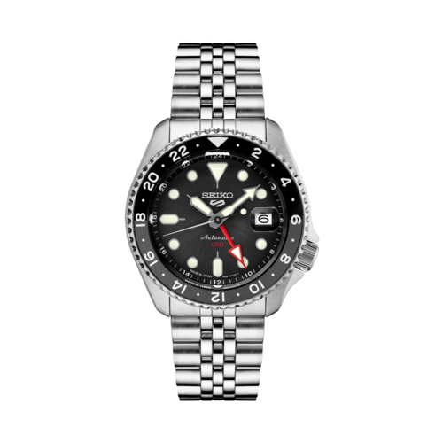 Seiko Men's 5 Sports SKX Sports Style GMT Stainless Steel Watch