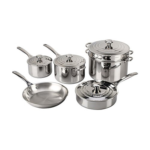 10pc Stainless Steel Cookware Set