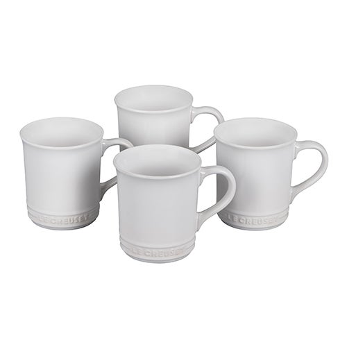 Set of 4 Vancouver Mugs White