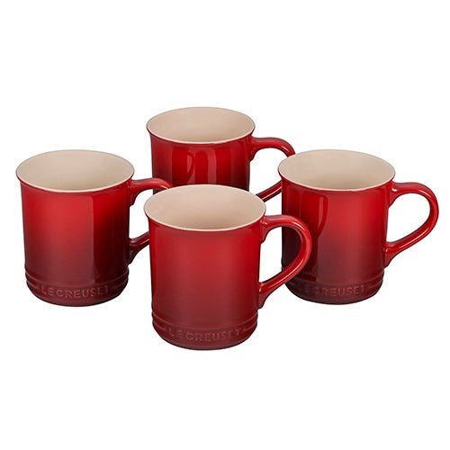 Set of 4 Vancouver Mugs Cerise
