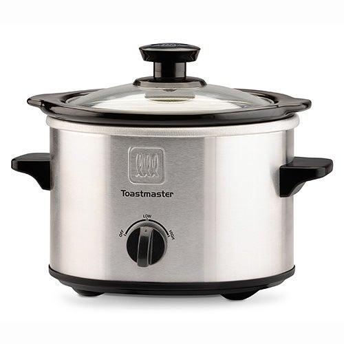 1.5qt Slow Cooker Brushed Stainless Steel