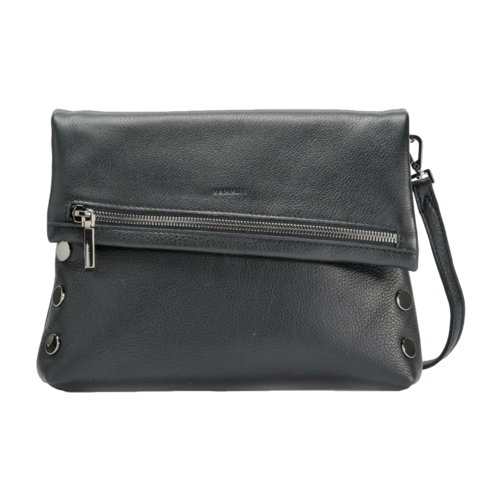 Hammitt VIP Med Zippered Leather Crossbody Clutch