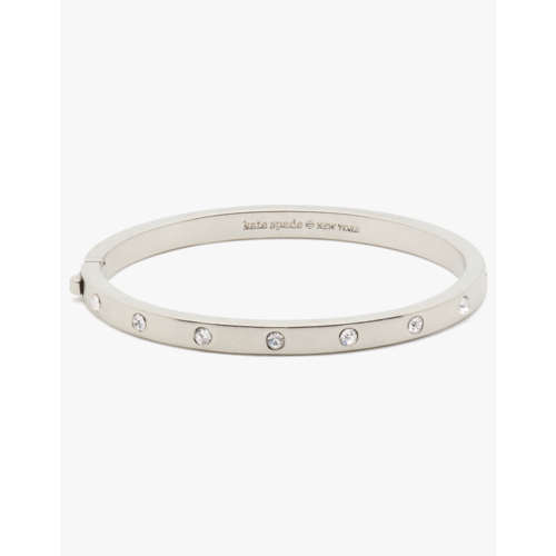 kate spade Set In Stone Hinged Silver Bangle