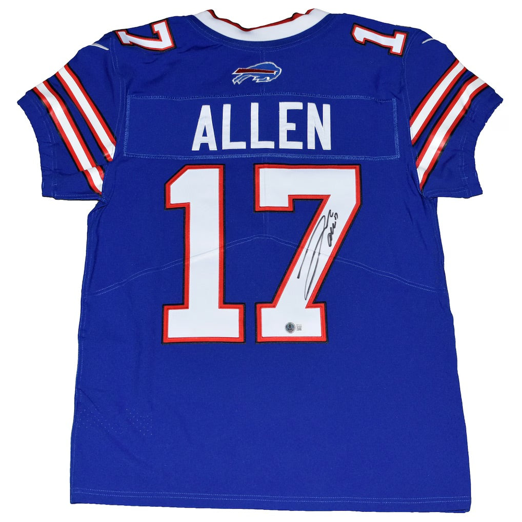 Josh Allen - Blue - Autographed Jersey