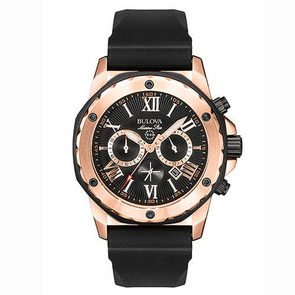 MARINE STAR MENS RUBBER BAND WATCH DIAL