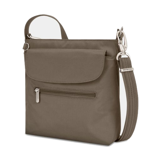 Anti-Theft Classic Mini Shoulder Bag, Hazelnut