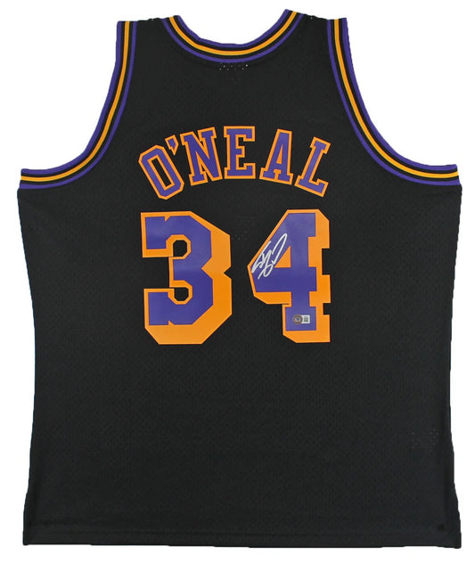 Shaquille O'Neal - Black - Autographed Jersey