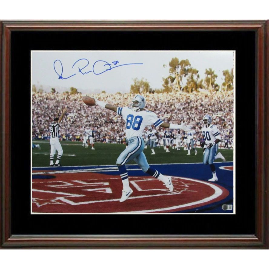 Michael Irvin (Dallas Cowboys) Autographed Framed Display