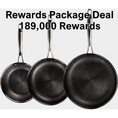 Inducore Trio Set - 8 inch, 9.5 inch, and 11 inch Skillets